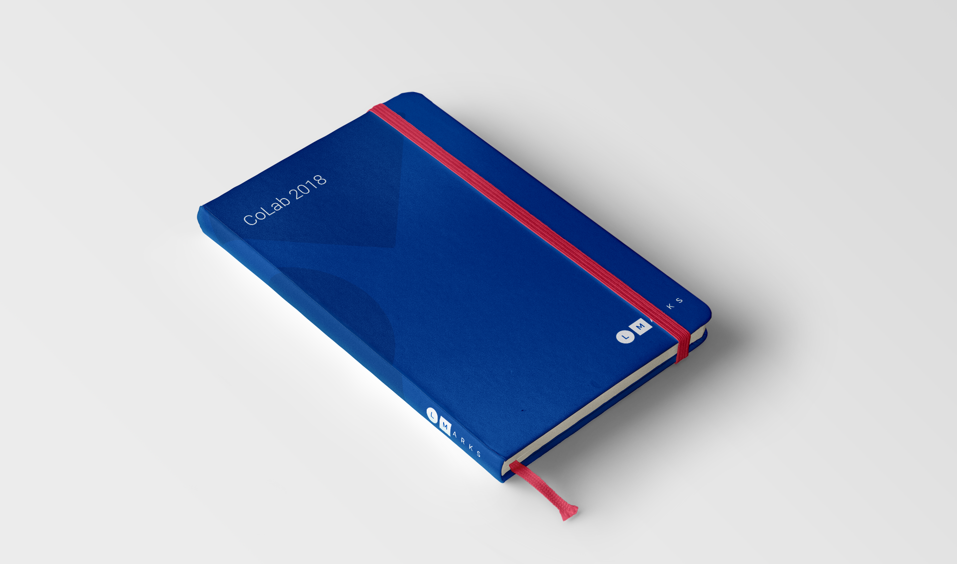 LMarks notebook cover design