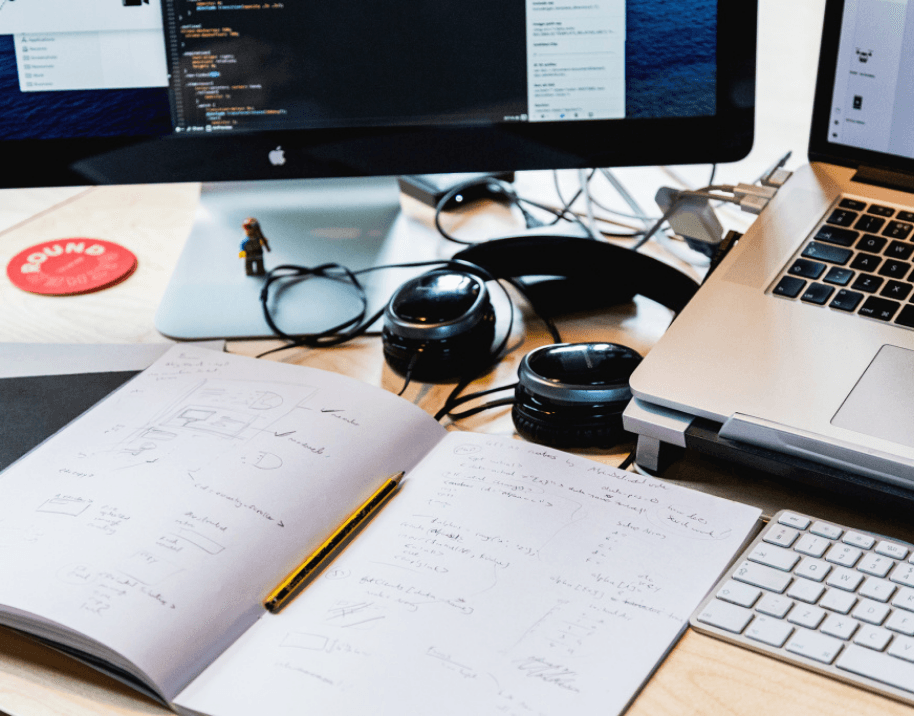 Picture of the workspace